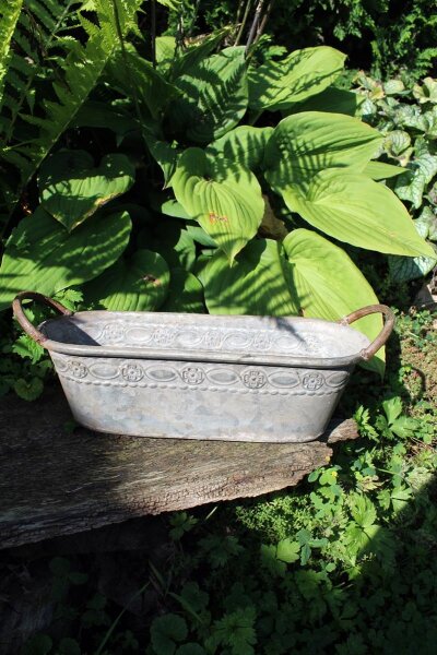 Blumenkasten Zink Shabby