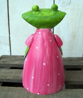 Zaunhocker Frau Frosch Gießkanne