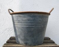 Pflanzkübel Zink Shabby