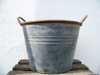 Pflanzkübel Zink Shabby