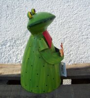 Zaunhocker Frau Frosch Schmetterling