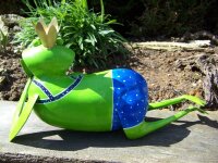 Gartenfigur Frosch Helga Bikini