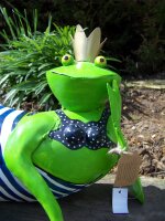 Gartenfigur Frosch Hilde Bikini