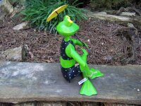 Gartenfigur Ottilie Bikini Frosch
