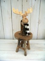 Teak Hocker klein