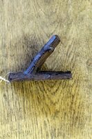 Wandhaken Ast antikbraun