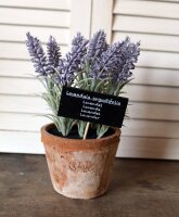 Kunstpflanze Lavendel im AT Topf