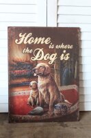 Dekoschild Home Hunde