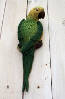 Dekofigur Papagei grün