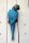 Dekofigur Papagei blau