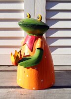 Zaunhocker Frau Frosch Krone