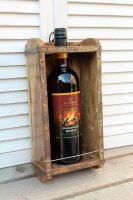 Flaschenhalter Nostalgie Holz