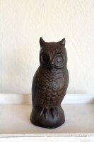 Gartenfigur Eule Gusseisen