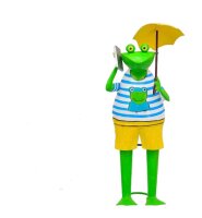 Frosch Jochen mit Handy