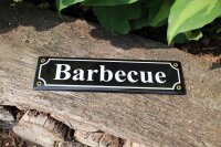 Emaille Schild Barbecue