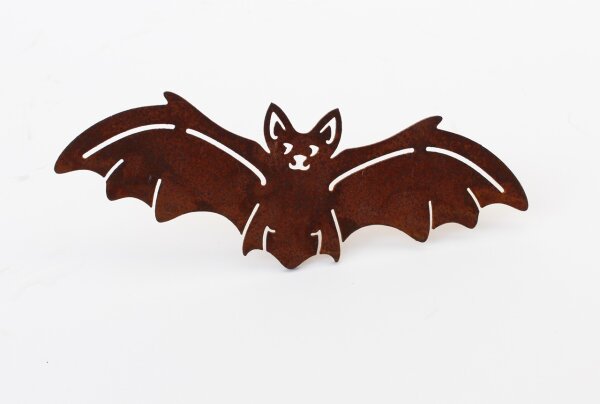 Gartenfigur Fledermaus Edelrost