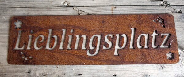 Rostschild Lieblingsplatz