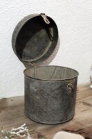 Zink Vorratsdose hoch