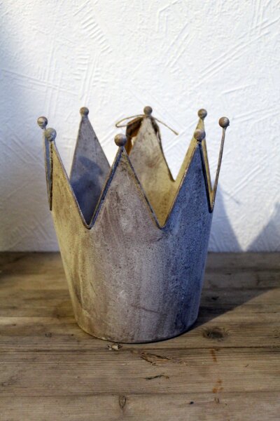 Krone Übertopf ArtFerro