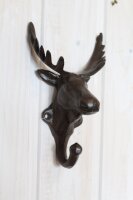 Wandhaken Elch Gusseisen