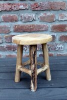 Teak Hocker H22 cm