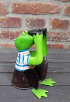 Zaunhocker Frosch mit Fernglas II