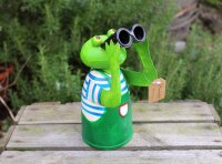 Zaunhocker Frosch Spanner Fernglas