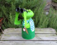 Zaunhocker Frosch Spanner Fernglas