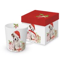 Tasse Henkelbecher Hund Weihnachten