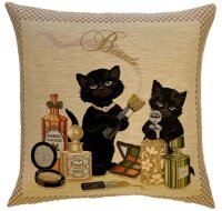 Gobelin Kissen Katzen Schönheiten