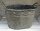 Blumentopf Metall oval