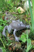 Gartenfigur Frosch Gusseisen groß