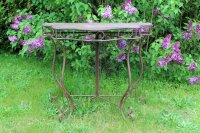 Wandtisch Sidetable antikbraun Metall