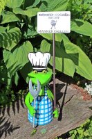 Zaunhocker Frosch Männer grillen