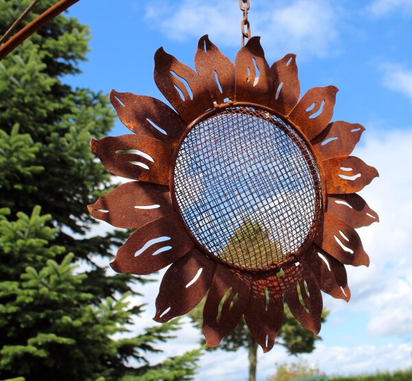 Gartendeko Sonnenblume Futterhaus