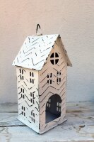 Haus Windlicht Shabby