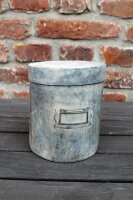 Zink Vorratsdose 15cm