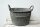 Blumentopf Metall oval
