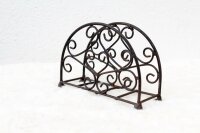 Serviettenhalter rund antikbraun