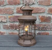 LED Lampe antikbraun Rost