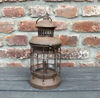 LED Lampe antikbraun Rost