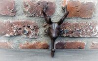 Wandhaken Hirsch Gusseisen