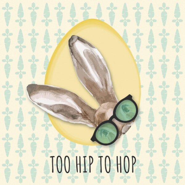 20 Servietten Too Hip to Hop