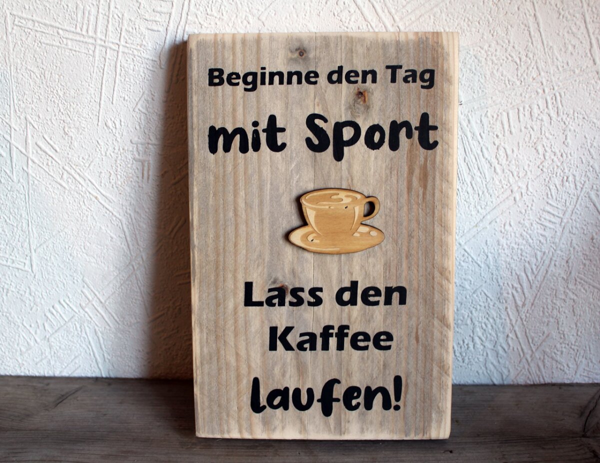 Beginne Den Tag Mit Sport Lass Den Kaffee Laufen www.gwenys-haus.de