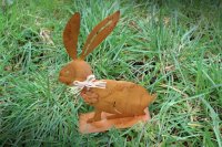 Dekofigur Hase sitzend H32cm