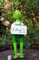 Gartenfigur Frosch Lieblingsplatz