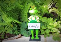 Gartenfigur Frosch Lieblingsplatz