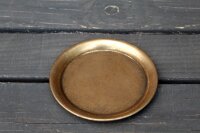 Kerzenteller goldfarben Untersetzer