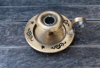 Kerzenhalter mit Henkel gold