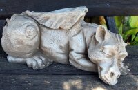 Gartenfigur Drache Snoozy schlafend